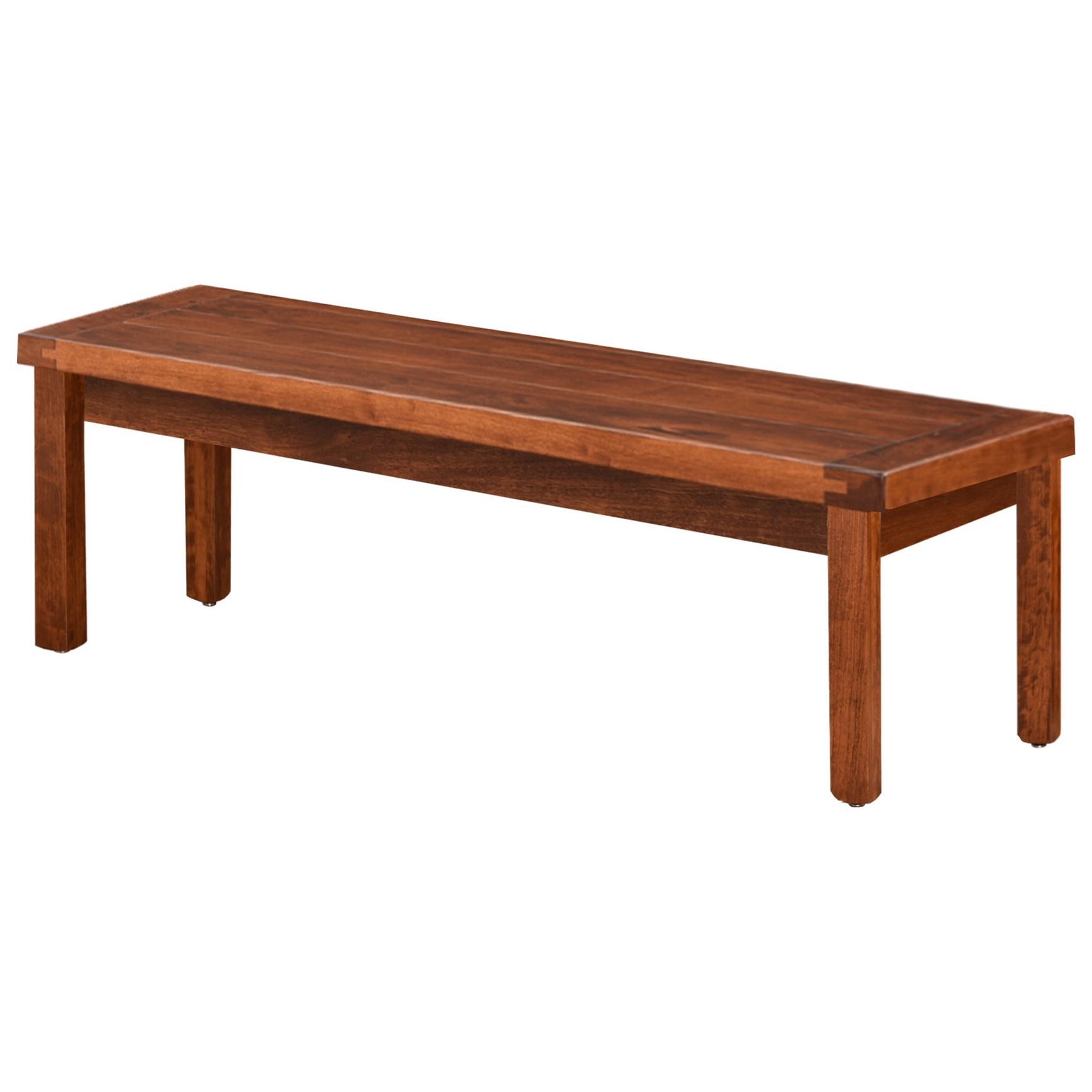 Amish Dining Room Sutter Mills STM58B 58" Customizable Dining Bench